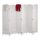 Folding 6-part screen 170x240 cm room divider white decorative Spanish wall