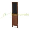 Folding indoor partition screen 179x132x3 cm brown vintage style 3 partition panels 