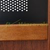 Folding indoor partition screen 179x132x3 cm brown vintage style 3 partition panels 