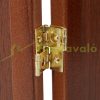 Folding indoor partition screen 179x132x3 cm brown vintage style 3 partition panels 