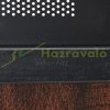 Folding indoor partition screen 179x132x3 cm dark brown vintage style 3-piece partition panel 