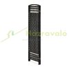 Folding indoor partition screen 180x180 cm black 4 partition panels 