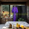 Folding indoor partition screen 180x180 cm black 4 partition panels 