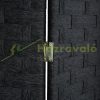 Indoor partition screen 180x180 cm black 4 partition panels with shelves