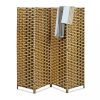 Indoor partition screen 180x180 cm brick pattern 4 partition panels 