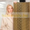 Indoor partition screen 180x180 cm brick pattern 4 partition panels 