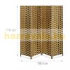 Indoor partition screen 180x180 cm brick pattern 4 partition panels 