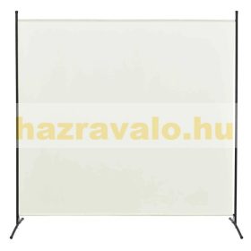   Térelválasztó paraván törtfehér 1 darab térelválasztó panel 176x175 cm