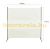 Room divider screen off-white 1 room divider panel 176x175 cm