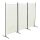 Room divider screen off-white 3 room divider panels 260x176 cm