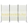 Room divider screen off-white 3 room divider panels 260x176 cm