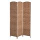 Wooden partition screen, 3 partition panels 135x180 cm