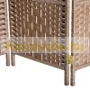 Wooden partition screen, 3 partition panels 135x180 cm