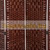 Wooden room divider screen 4 room divider panels 160x170 cm dark brown