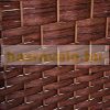 Wooden room divider screen 4 room divider panels 160x170 cm dark brown