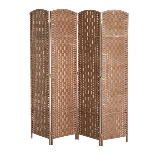 Wooden partition screen, 4 partition panels 180x180 cm