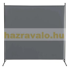   Térelválasztó paraván 1 darab térelválasztó panel 176x175 cm sötétszürke színben