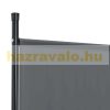 Room divider screen 1 room divider panel 176x175 cm in dark gray color