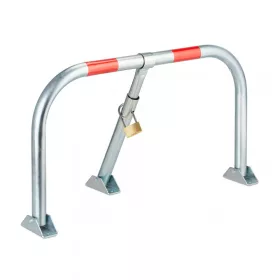   Áthajtásgátló parkolóőr felhajtható kézi sorompó 45x76x32 cm zárható parkolásgátló