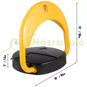   Parkolóőr elektromos, távvezérelhető, elemes, elektromos parkolásgátló