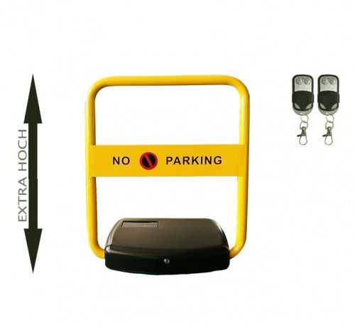 Parking guard with remote control extra tall and wide solar parking barrier with remote control electric parking lock