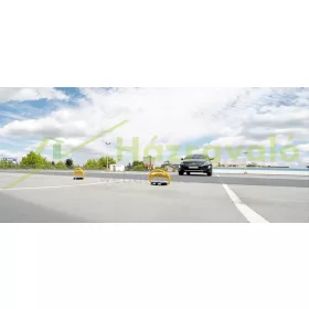 Parkolóőr távirányítós extra magas és széles napelemes parkolásgátló távvezérelhető elektromos
