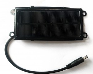 Spare solar panel for a large parking monitor 