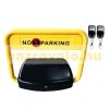 Spare solar panel for a large parking monitor 