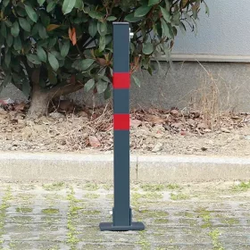   Parkolásgátló oszlop Parkolóőr felhajtható kulccsal zárható szögletes
