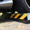 2 car parking bumpers to prevent overrunning 