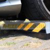 Parking bumper parking assist car overrun prevention