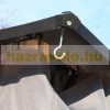 Luxury aluminum gazebo garden tent 3x3 meters with a hollow polycarbonate roof and side walls in black