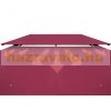 Luxury gazebo garden tent 300x400 cm burgundy event tent