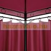 Luxury gazebo garden tent 300x400 cm burgundy event tent