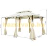 Luxury gazebo garden tent 300x400 cm cream white