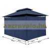 Luxury gazebo garden tent 300x400 cm dark blue event tent