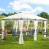 Luxury gazebo garden tent 300x400 cm off-white event tent