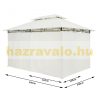 Luxury gazebo garden tent 300x400 cm off-white event tent