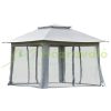 Luxury pavilion popup garden tent 364x364x294 cm gray party tent event tent