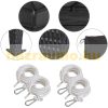 Luxury pavilion polyrattan garden pergola 300x300 cm shading tent anthracite 
