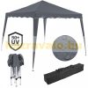 Popup pavilion folding pavilion anthracite 3x3 m beer tent 