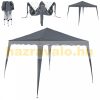 Popup pavilion folding pavilion anthracite 3x3 m beer tent 