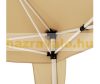 Popup gazebo folding gazebo beige 3x6m beer tent with adjustable height 