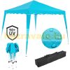 Popup pavilion folding pavilion sky blue 3x3 m beer tent 