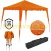 Popup pavilion folding pavilion orange 3x3 m beer tent 