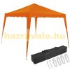 Popup pavilion folding pavilion orange 3x3 m beer tent 