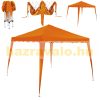 Popup pavilion folding pavilion orange 3x3 m beer tent 