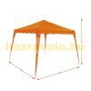 Popup pavilion folding pavilion orange 3x3 m beer tent 