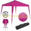 Popup gazebo folding gazebo pink 3x3 m beer tent 