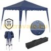 Popup pavilion folding pavilion dark blue 3x3 m beer tent 